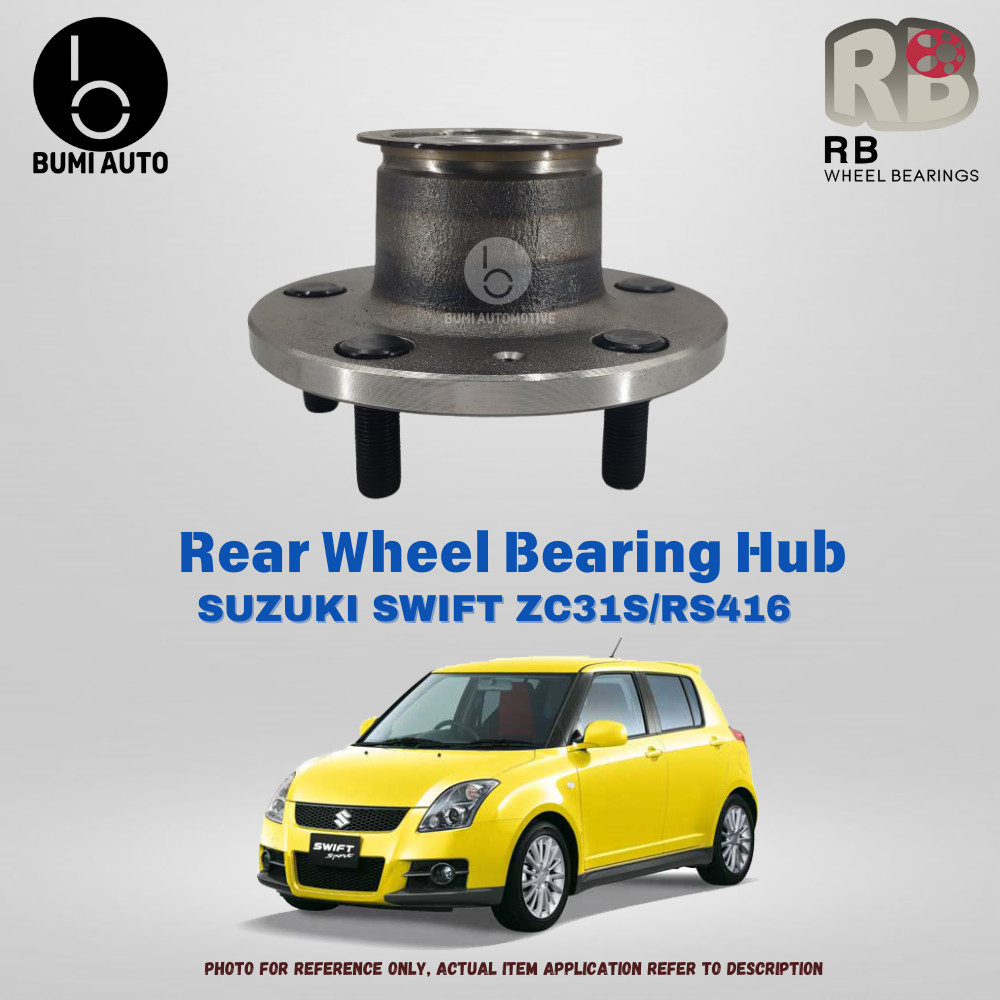 Suzuki Swift Sport 1.6 ZC31S RS416 Rear (Belakang) Wheel Bearing Hub ...