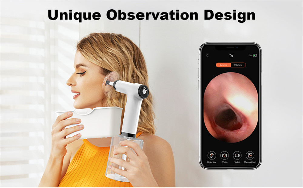 W50 Electric Ear Wax Removal Kit with Soft Spray Safe and Effective Ear ...