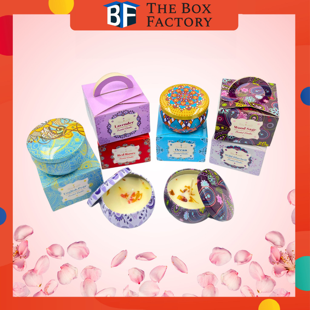 TBF Scented Candle Set Essential Oil Kahwin Goodies Set