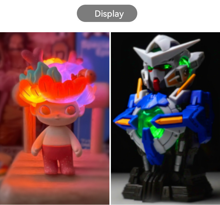 Gundam Model Assembly LED Lighting LED Light Magnetic Control Switch ...