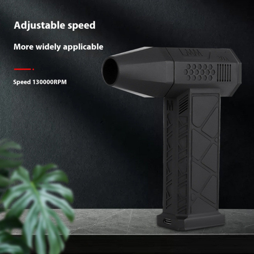 Dry Mini Blower, X5 Upgraded Violent Turbo, 130000RPM 45M/s Brushless