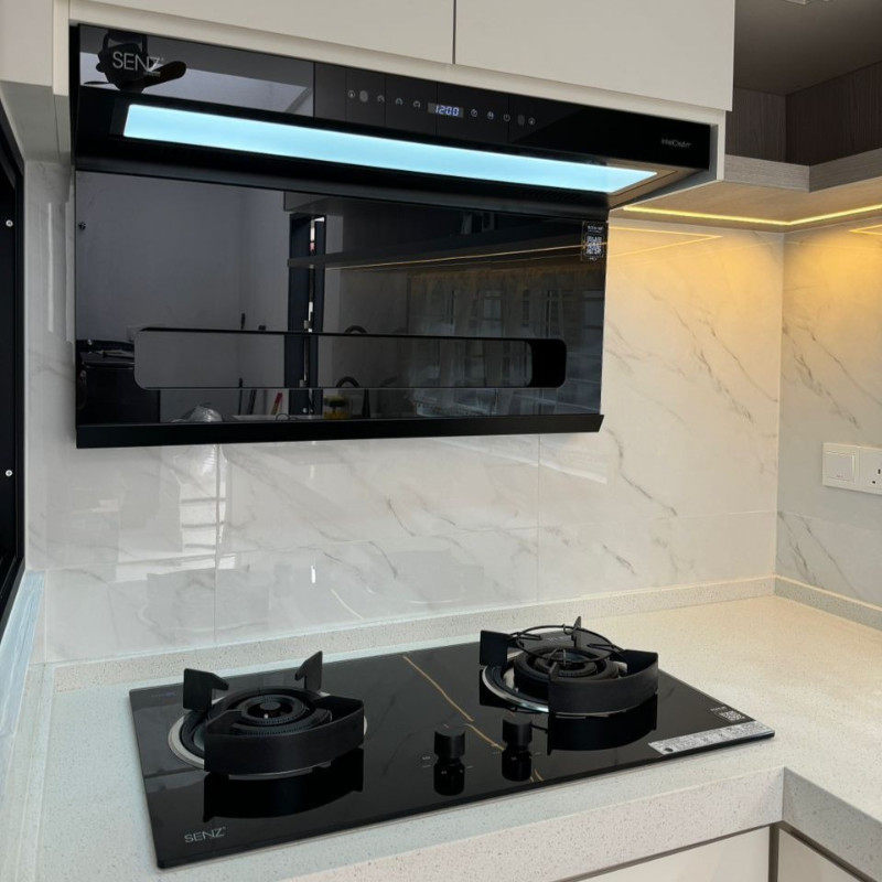 Senz SZ-CH3288AC STELLA L Shape Design Heat Pro intelClean Cooker Hood ...