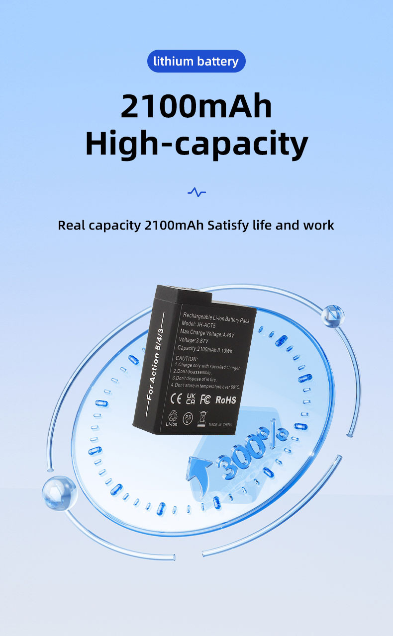 Osmo Battery TELESIN Oso Battery Charger For DJI Triple Action Pro