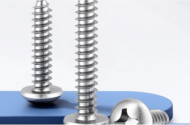 [Quick Shipment-] 304 Stainless Steel Round Head Self-Tapping Screws ...