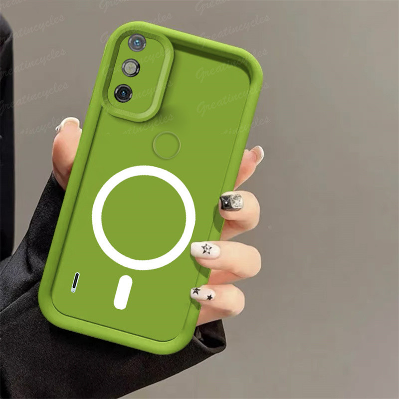 Tecno Spark Go Phone Case Frosted Smoke Case For Tecno Spark Go Back Cover