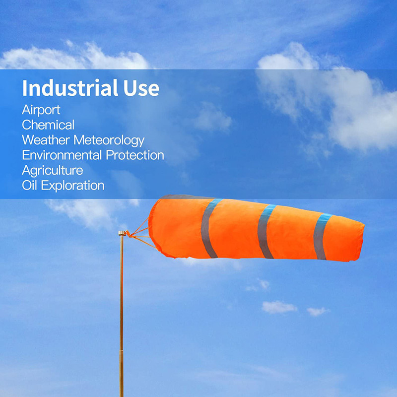 60/80/100cm Reflective Windsock Outdoor Airport Wind Direction ...