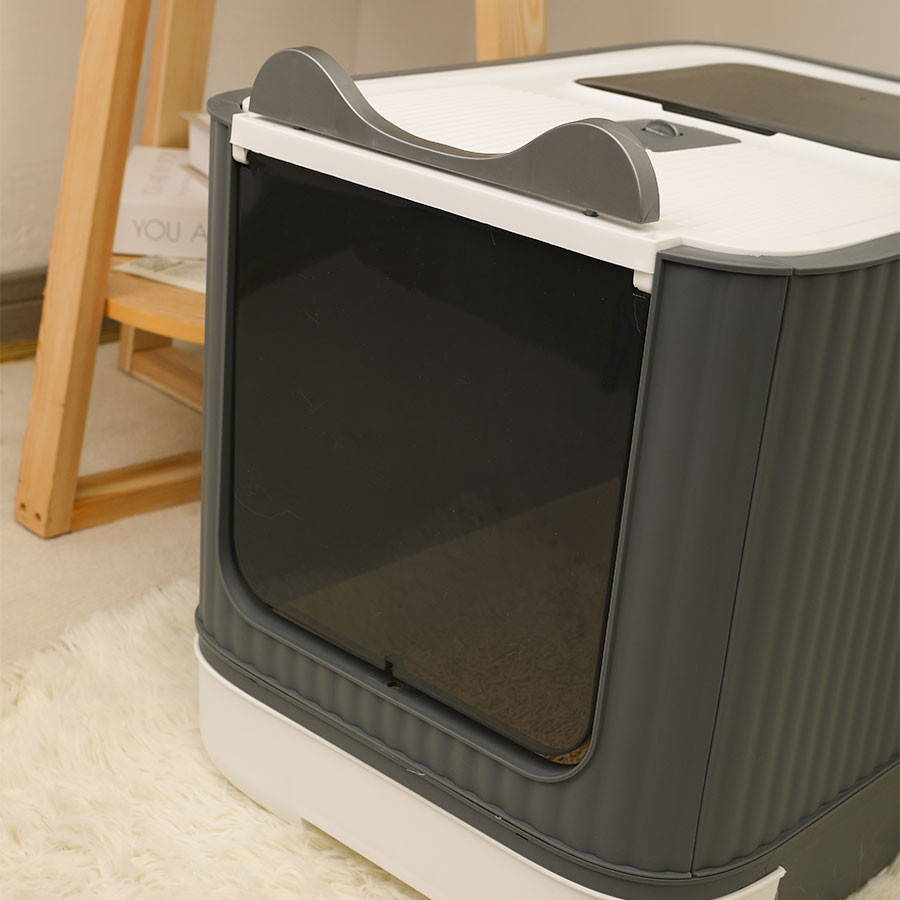 Cat Litter Box Drawer Top Out Fully Enclosed With UV Light Shopee