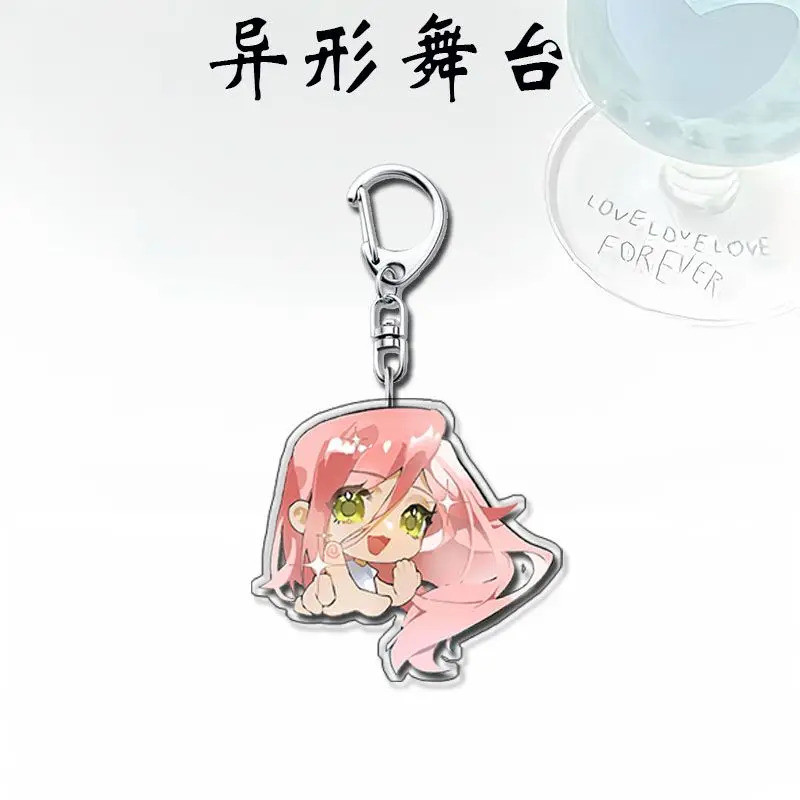 Porte-Clés Alien Stages Till & Ivan – Figurine Anime Acrylique, Lot De 2, Pendentif Mignon Pour Sac à Dos, Cadeau Fan !
