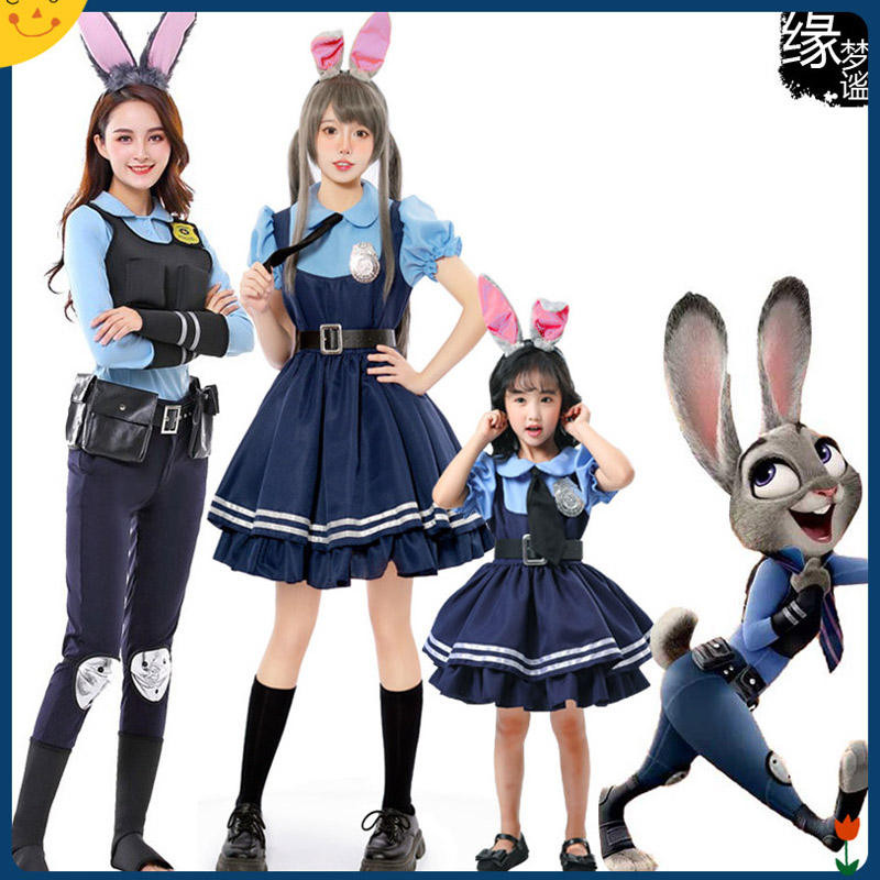 New Show Role-playing Stage Zootopia Disney Judy Bunny Police Officer ...