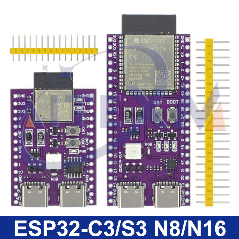 DollaTek ESP32-C3 Placa de desarrollo WiFi Bluetooth 5.0 equipada con