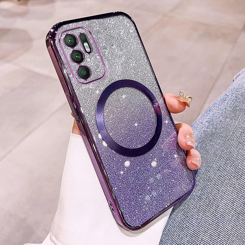 Clear Case With Magnetic Suction for OPPO Reno 6 6Z 5 5G Reno 5F 4F 2F ...