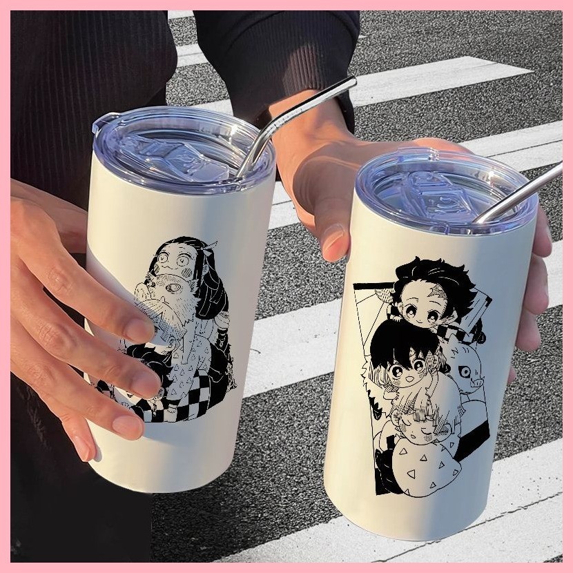 [GUYN] Thermos Cup Demon Slayer Nezuko Demon Slayer Cartoon Cute Coffee ...