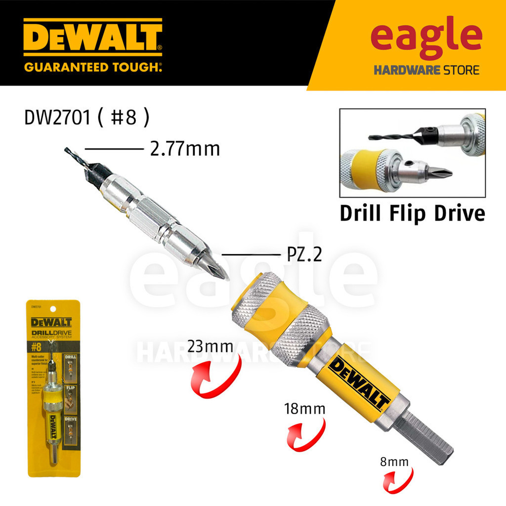 Screwdriver Bits Flip Drive Drill Set Dewalt Drill Flip Drive Kit