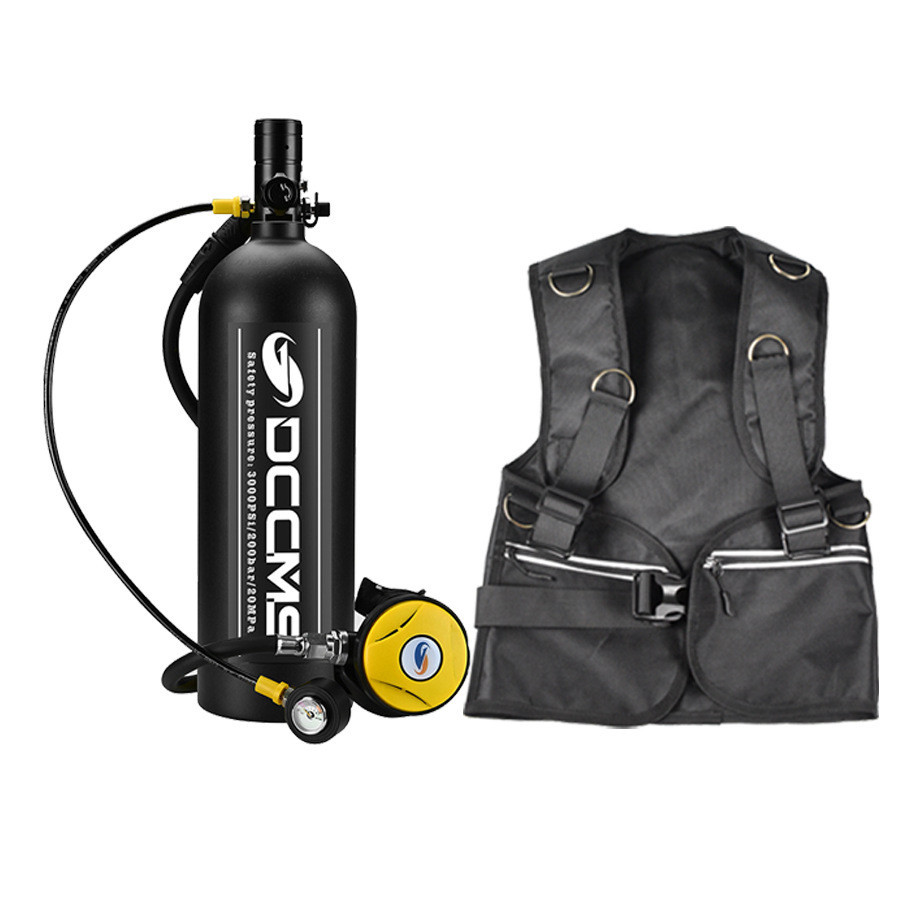 2L Diving Oxygen Tank Portable Snorkeling Oxygen Cylinder Outdoor ...