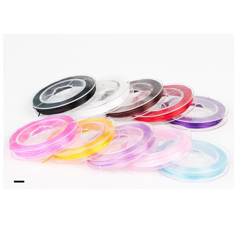 0.6mm 10M/roll Crystal Elastic String Stretch Cord For Bracelets ...