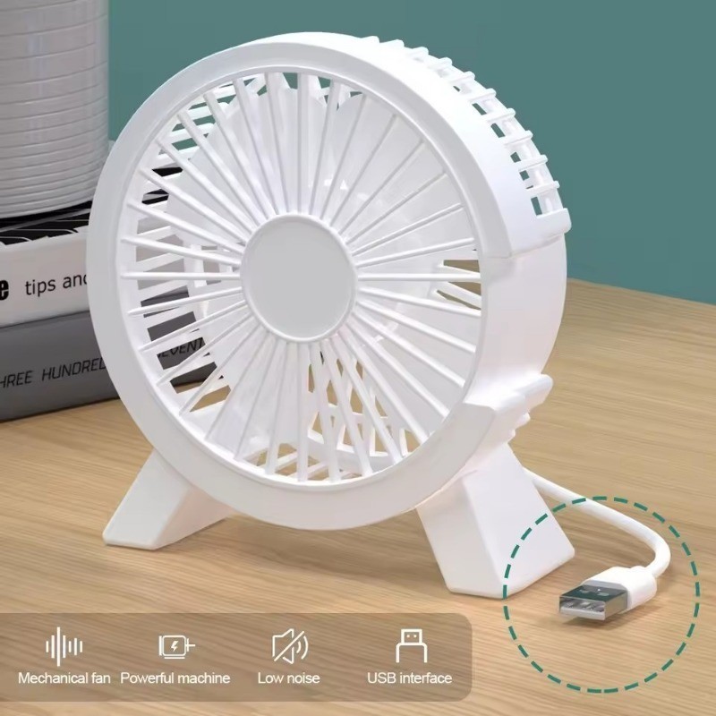 USB Powered Electric Fan - Portable, Silent, Adjustable - Mini Strong ...