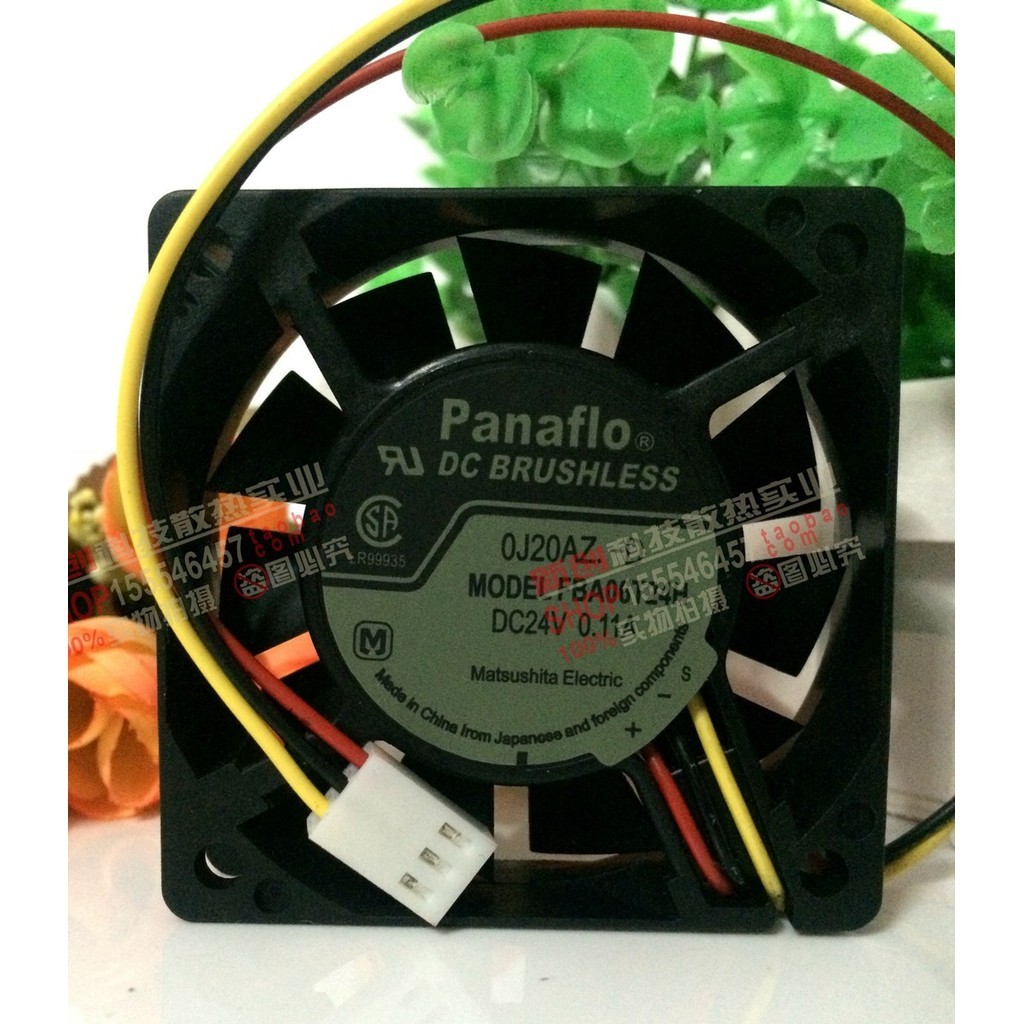 YY Per Panaflo FBA06T24H DC 24V 0.11A 60 * 60 * 15mm 60mm - Foto 12