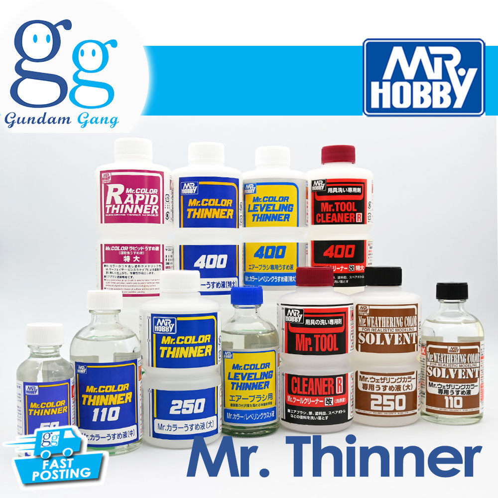 Mr. Color Thinner Weathering Color | Leveling Thinner 50ml 110ml 250ml ...