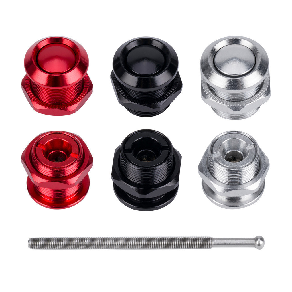 Aluminium Quick Latch Pins Lockable Push Button Clipless Body Mount for ...