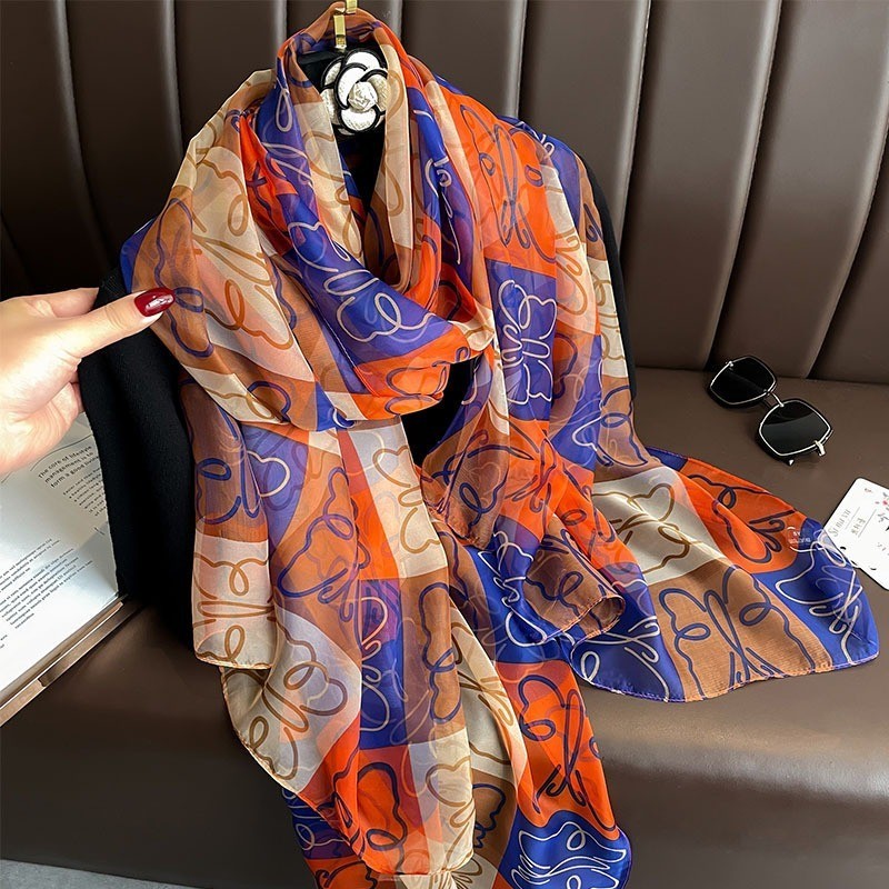 Scarves for women Summer beach sun protection Beach shawl Layered with ...