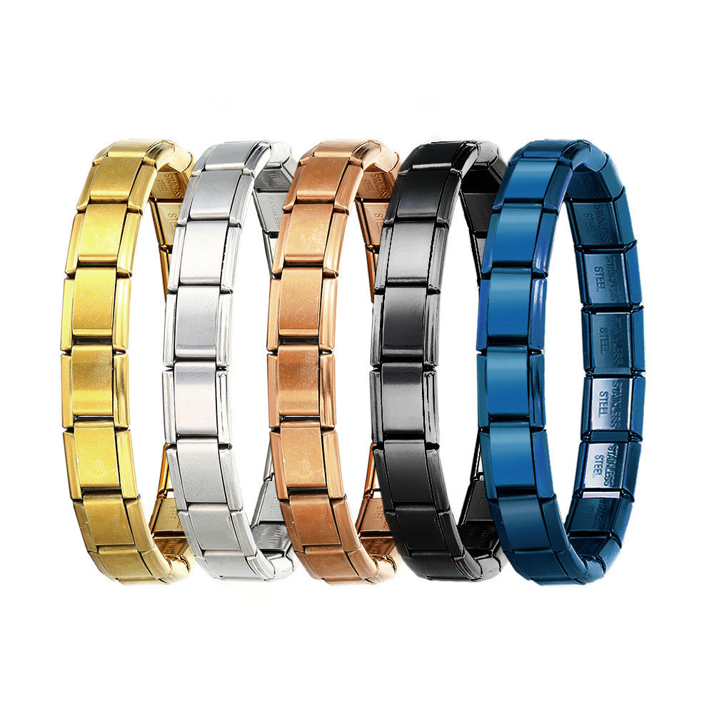 Photo Multifunctional Italian Module Bracelet, Square Elastic Splicing ...