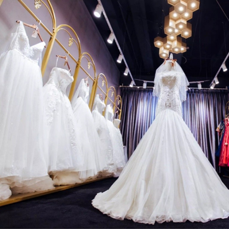 Wedding Display Rack Wedding Dress Stand, Dress Cheongsam Display Rack ...