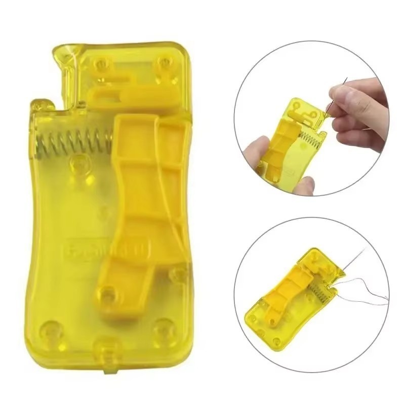 Automatic Needle Threader - Self-Thread Guide Plastic Sewing ...