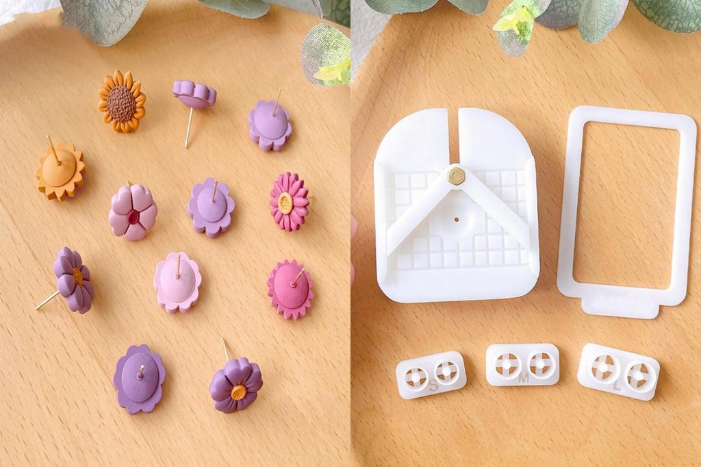 (aniasan) Durable Polymer Clay Tools Polymer Clay Stud Cutter Polymer ...