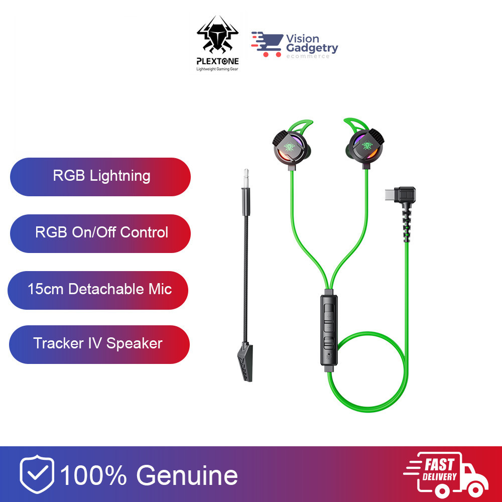 Plextone Xmowi RX5 RX3 Plus Pro Cyberpunk Mercury Gaming Earphone ...