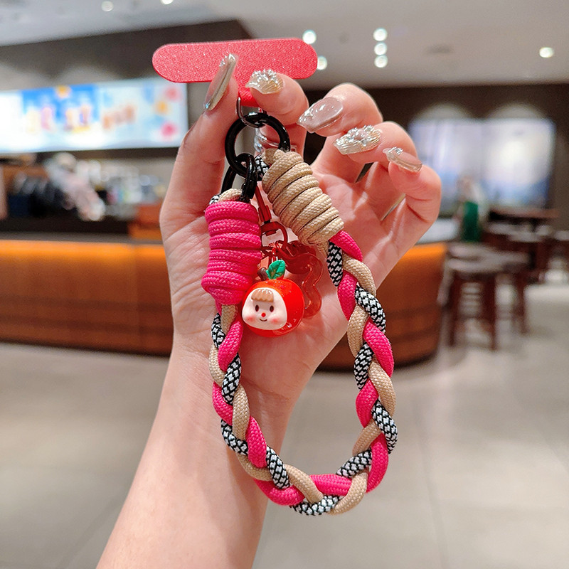 Dopamine Color Phone Lanyard Three Braids Strap Holder for Around The ...