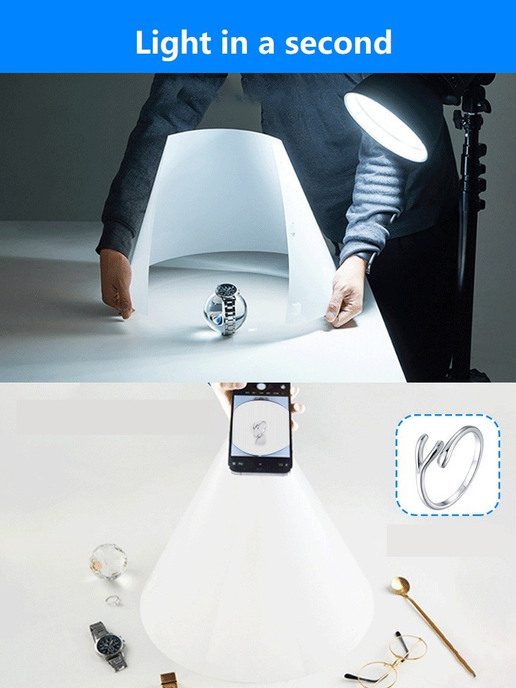 Conical Product Shoot Diffuser / Tent Professional Light Cone for ...