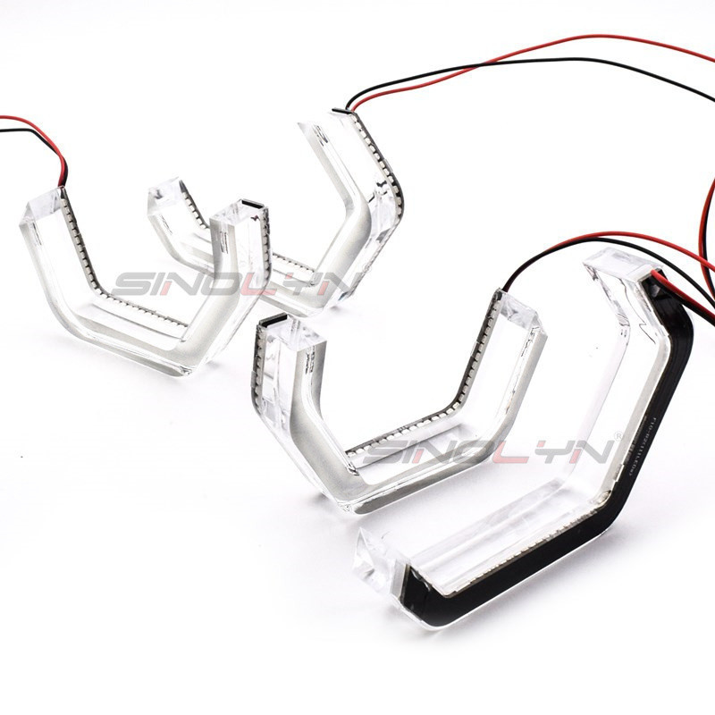 Crystal LED Angel Eyes Halos Rings For Proton Iriz 2014 2015 2016 DRL ...