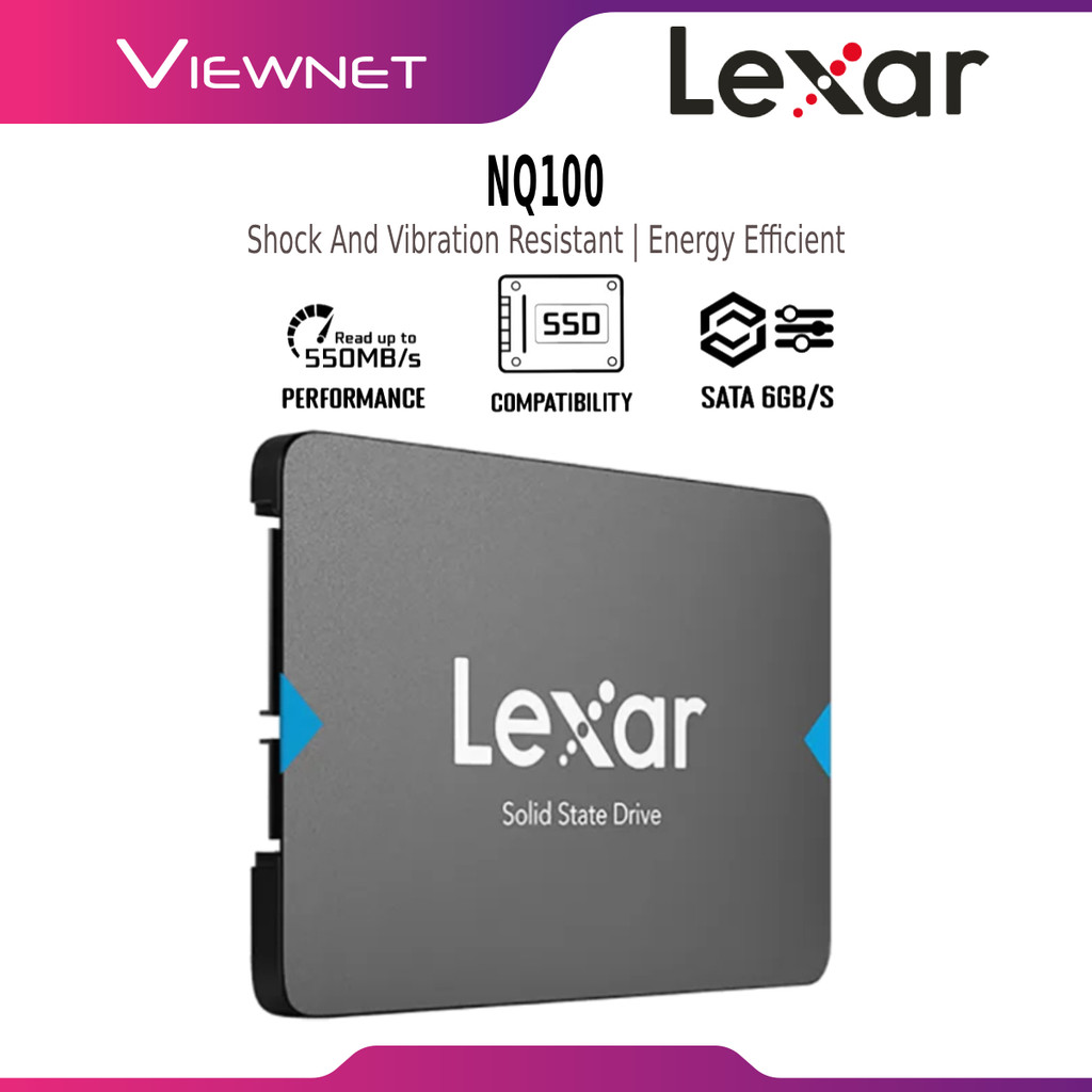 LEXAR NQ100 2.5'' SATA INT SSD WITH SHOCK | VIBRATION RESISTANT ...