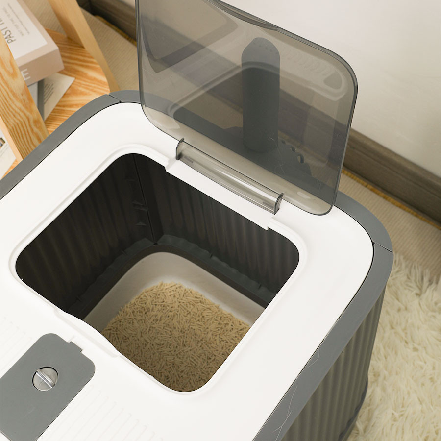 Cat Litter Box Drawer Top Out Fully Enclosed With UV Light Shopee