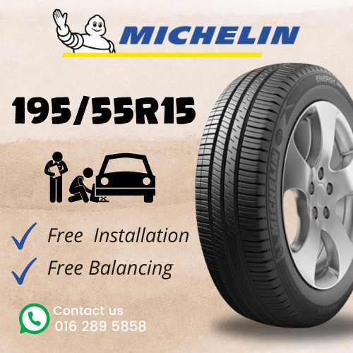 Michelin ENERGY XM2+ PLUS 175/65R14 195/55R15 14 15 INCH Tyre Tayar ...