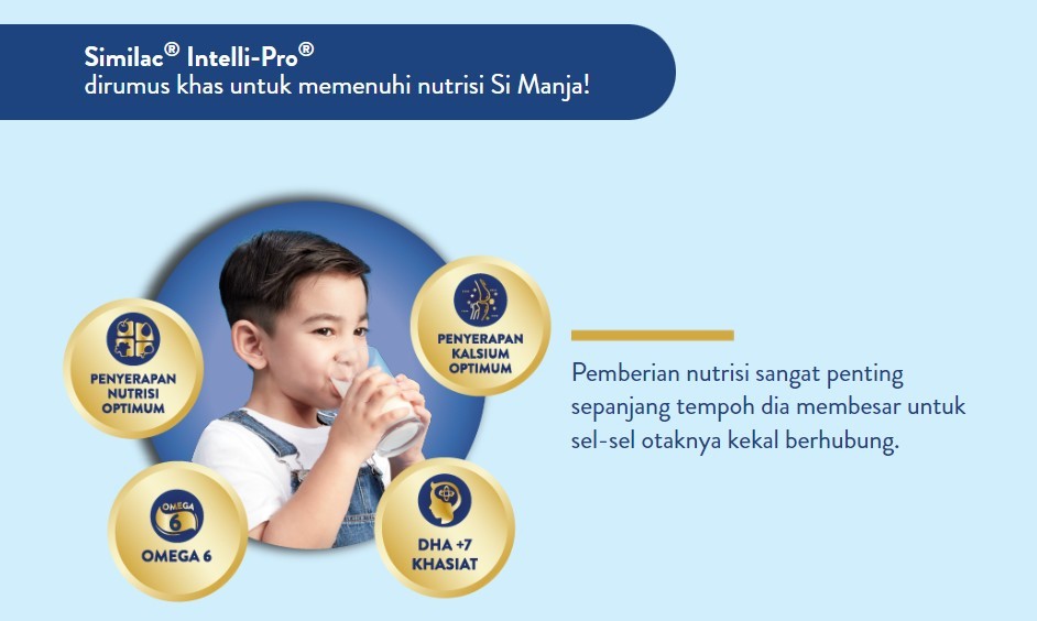 🎈🎈 Similac Intelli-Pro Step 3 For 1-3 Years Old 1.8kg ( 600g x 3 Packs ...