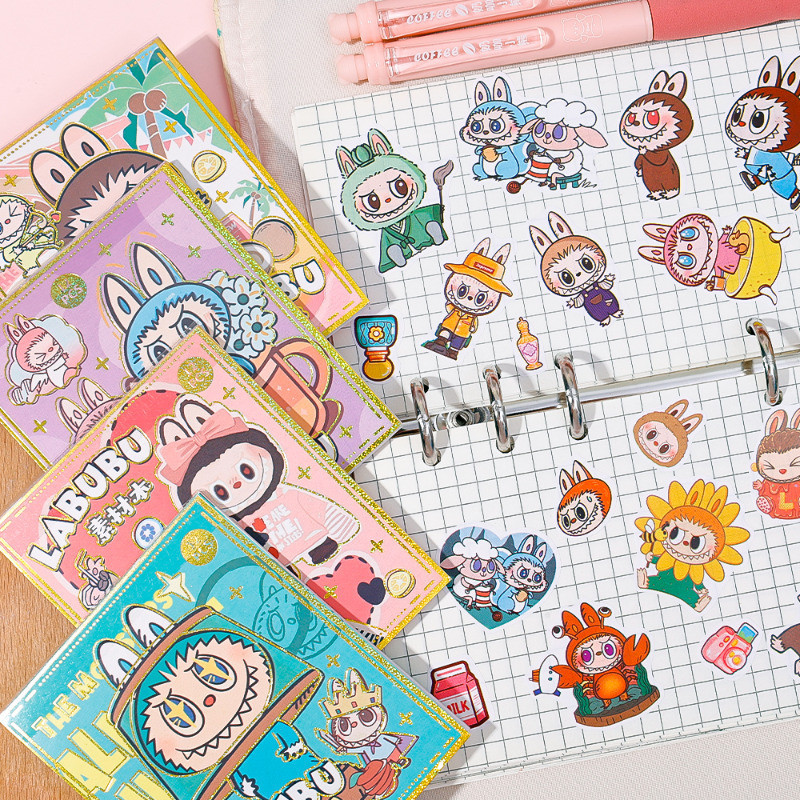Labubu Notebook stickers - Waterproof Vinyl Decals - DIY Journal ...