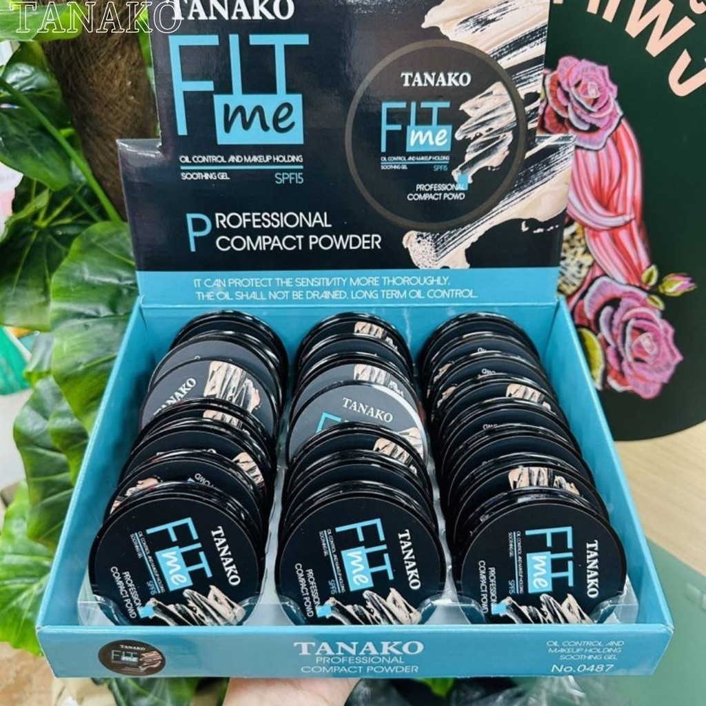 Tanako Fit Me Matte Powder Oil Control SPF15 (No.0487) | Shopee Malaysia
