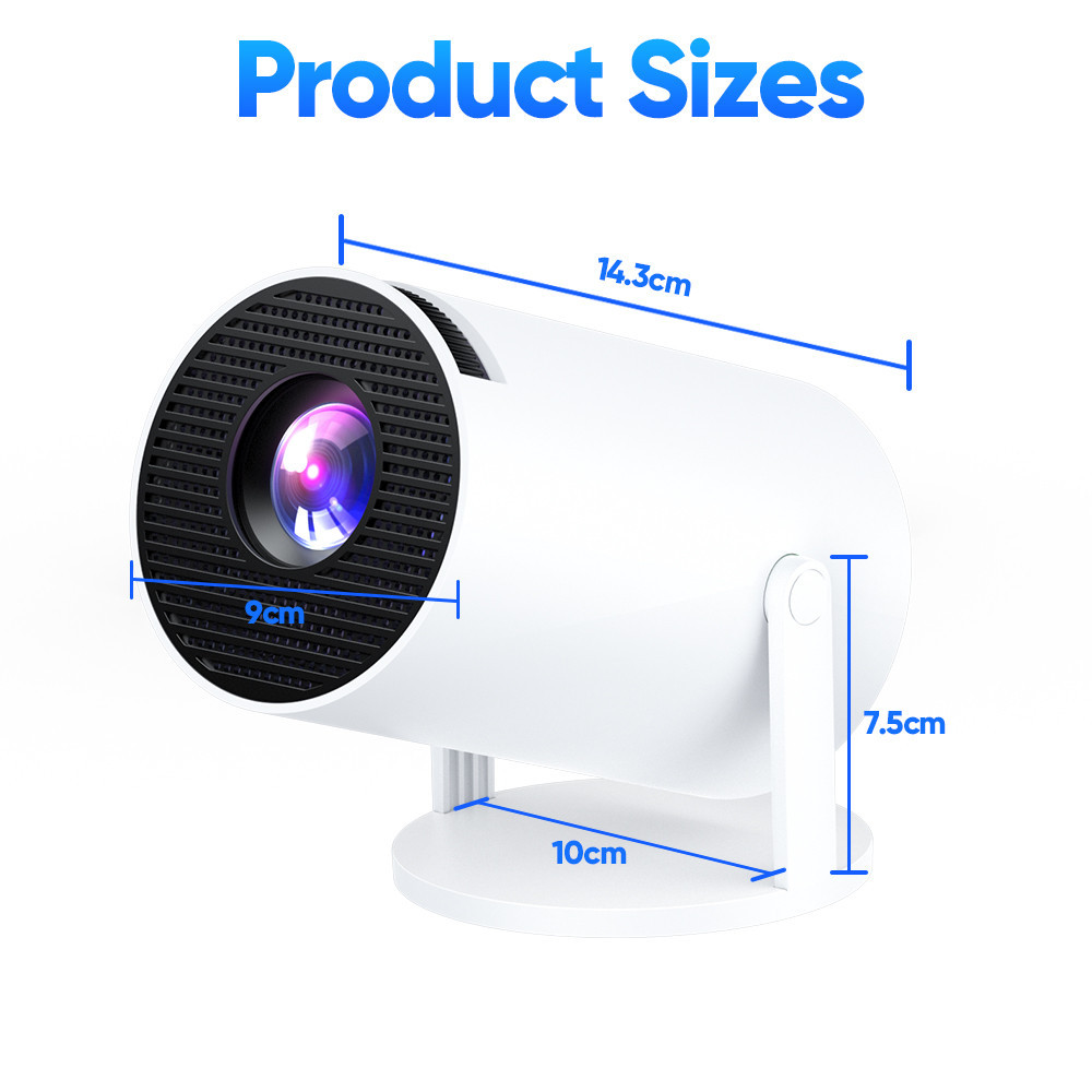 GOOJODOQ Bluetooth 5.0 Large Screen Portable Projector | Shopee Malaysia