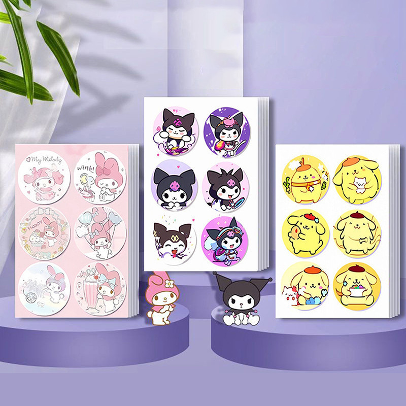 36Pcs Kuromi Cinnamoroll My Melody Anti-Mosquito Stickers Screen Patch ...