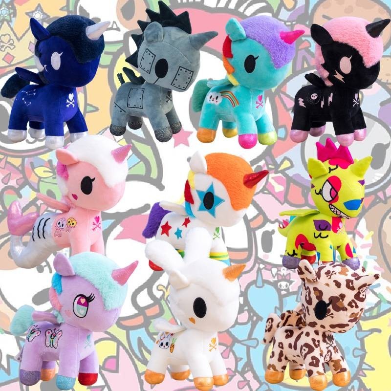 Tokidoki Adorable Cartoon Unicorn Mermaid Stuffed Doll Rabbit | Shopee ...