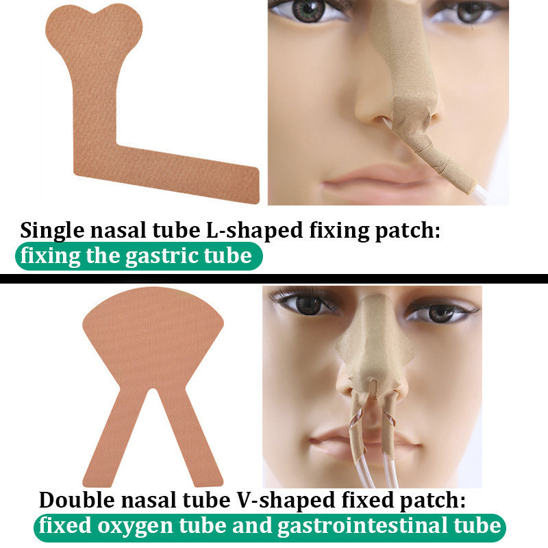 Nasal Feeding Tube Holder Adhesive Tape Bandages Nasal Drainage Tube ...