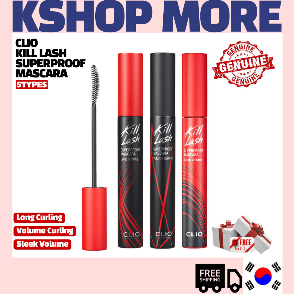 [Clio] Kill Lash Superproof Mascara 7g 5Types / Korean Makeup, Best
