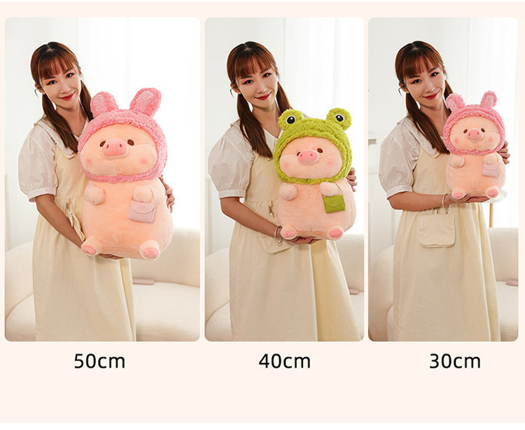 Cute lulu Pig Plush Toy Doll Transformed Into Frog | Shopee Malaysia