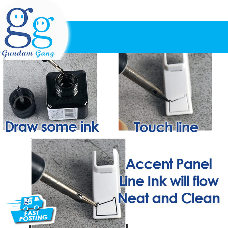 Panel Line Pen Accent Panel Lining Run Smooth and Automatic Lining ...