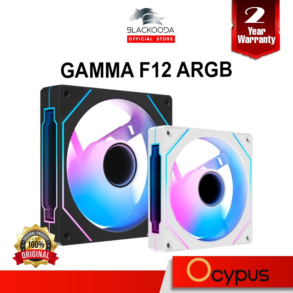 OCYPUS GAMMA F12 ARGB COOLING FANS PC CASE | Shopee Malaysia
