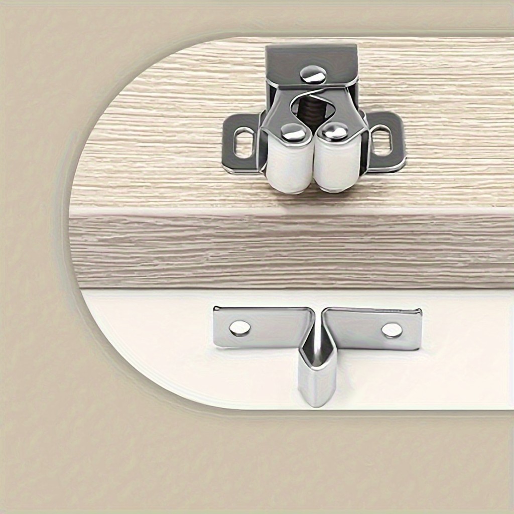 4-Pack Stainless Steel Double Roller Cabinet Latches – Vintage Style ...