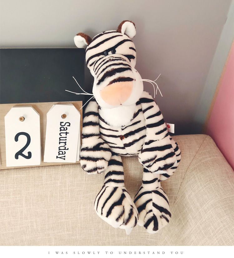 35cm Tiger Plush Toy Lion Doll Monkey Cute Ragdoll Sleeping Hug ...