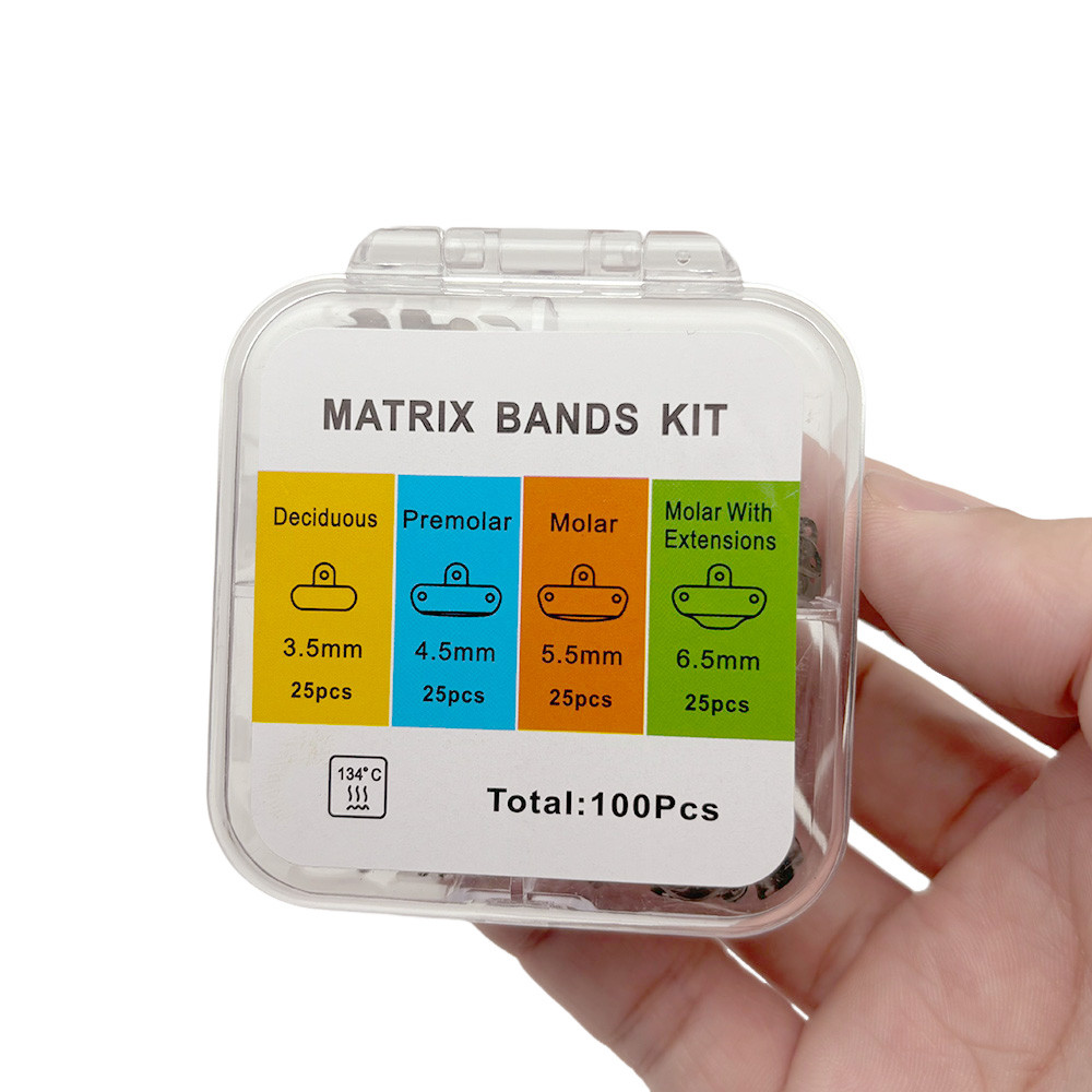 Dental Matrix Bands Sectional Contoured Metal Matrices Dentistry Oral ...