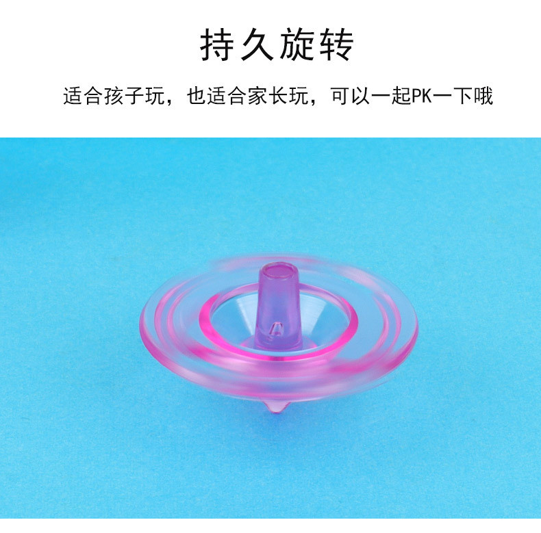 Plastic Colorful Lace Spinning Top Toys Kids Fidget Spinner Montessori ...